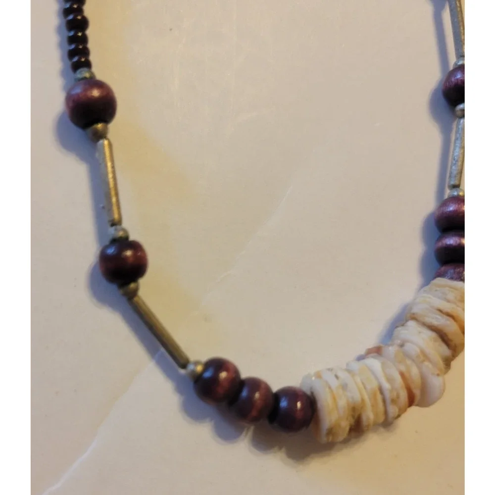 Puka Shells Choker Surfer Jewelry Necklace Beaded‎ Beach Handmade 12